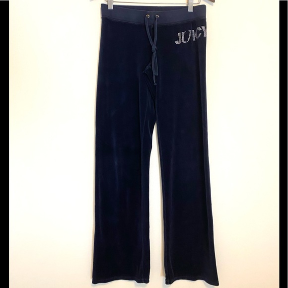 Juicy Couture Velour Navy Sweatpants 